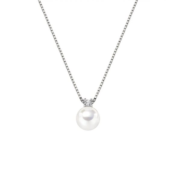 Collana Amen Donna Perle in Argento Perla CLPBBZ8 - CLPBBZ8